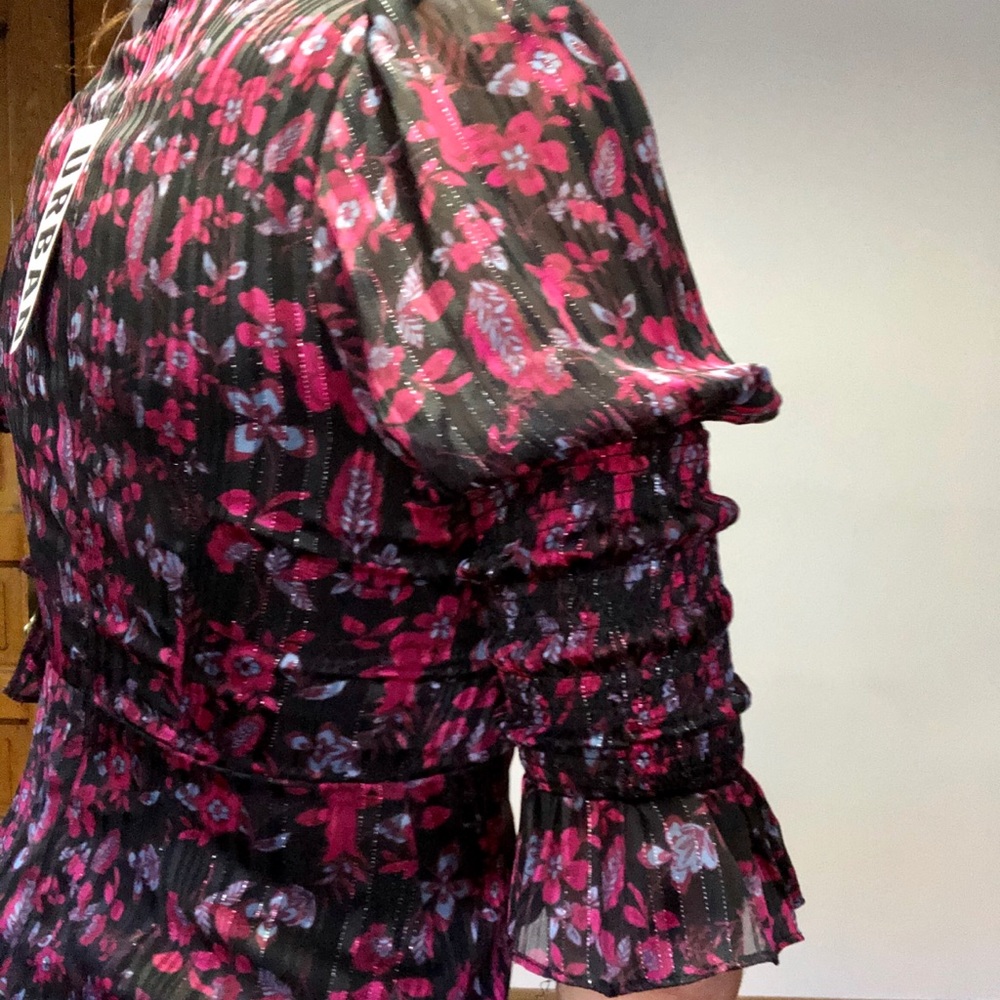 UO floral ruffle mini dress - Picture 14 of 16